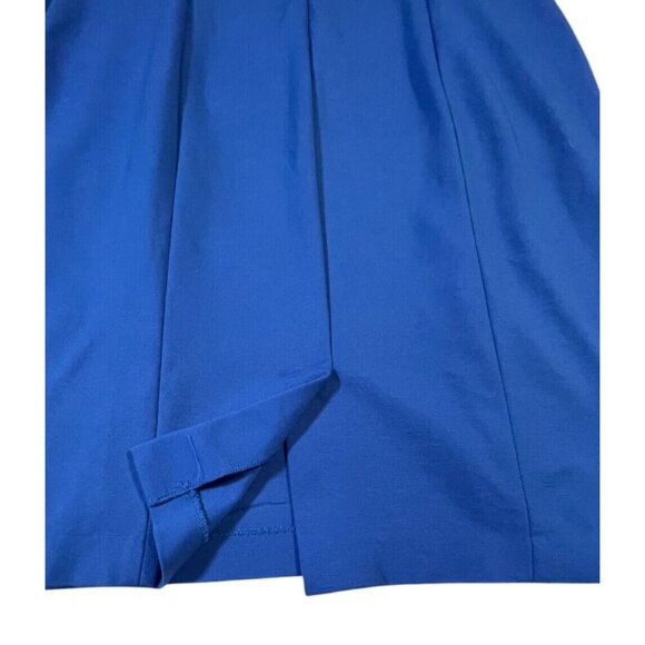 Talbots Cobalt Blue Sheath Dress w/ Back Slit – Size 14 - Picture 7 of 7